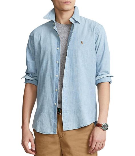 Chambray Shirt Men