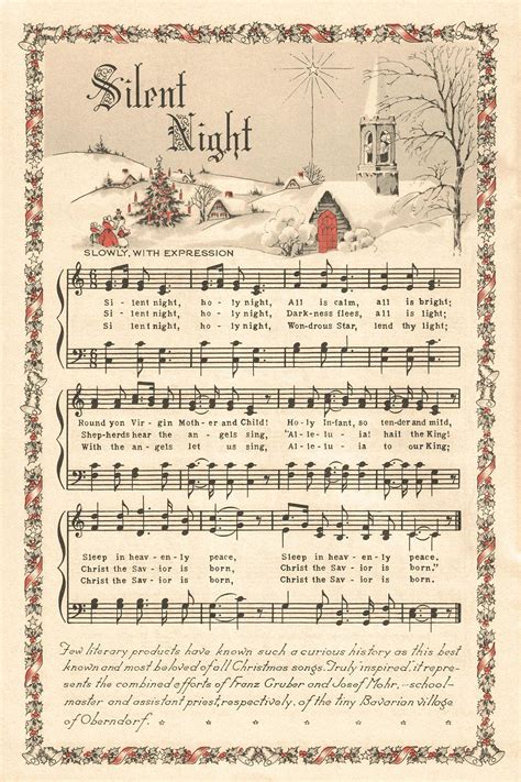 Free Printable Christmas Sheet Music - Printable Word Searches