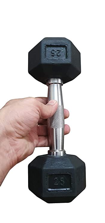Buy Rubber Coated Professional Hex Dumbbell 2.5kg Set of 1 Piece Online ...