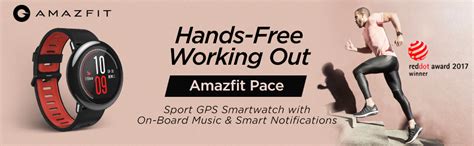 Amazfit Pace A1612 Multisport Smartwatch (Black) : Amazon.in: Electronics