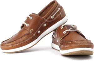 Red Tape Men Genuine Leather Boat Shoes For Men - Buy Brown Color Red ...