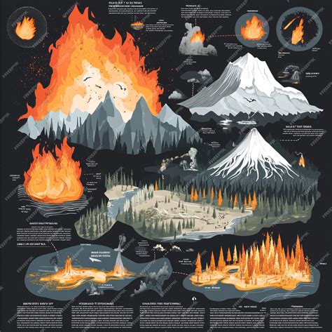 An infographic explaining the wildfire cycle from ignition and spread ...