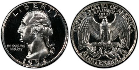 1953 25C (Proof) Washington Quarter - PCGS CoinFacts