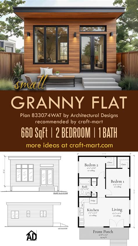 580 Best Granny Flats & Granny Pods ideas in 2025 | small house plans ...