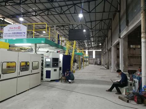 出口韩国全自动五层瓦楞纸板生产线