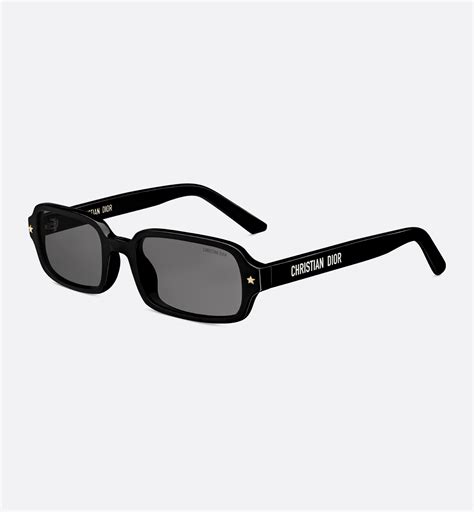 DiorPacific S3F Black Rectangular Sunglasses | DIOR