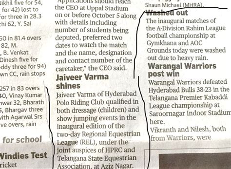 HYDERABAD POLO AND RIDING CLUB - News