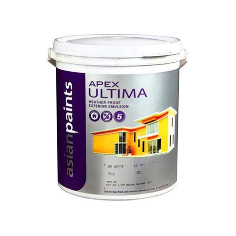 Asian Paints Ultima Weather Proof Exterior Emulsion 4 LTR (White ...