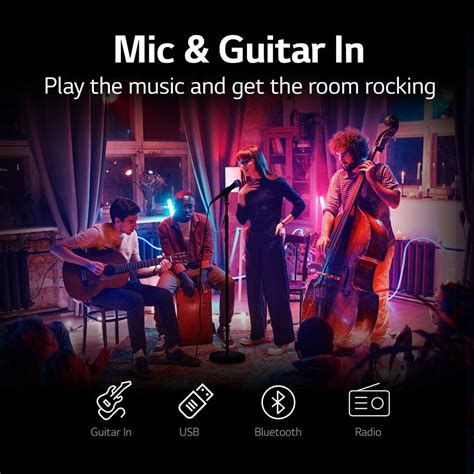 Buy LG RNC5, Powerful sound, Deep Bass, Mic & Guitar input karaoke ...