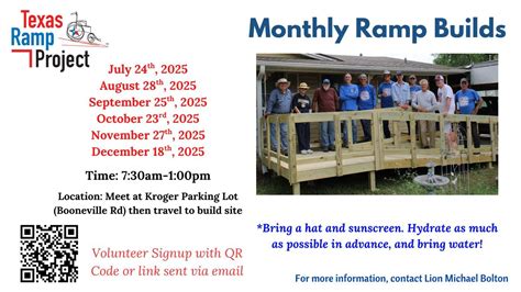 SERVICE: December Ramp Build, Kroger (2303 Boonville Rd, Bryan, TX), 18 ...