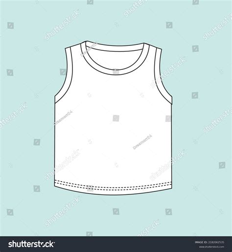 5,142 Sleeveless Flat Sketch Images, Stock Photos & Vectors | Shutterstock