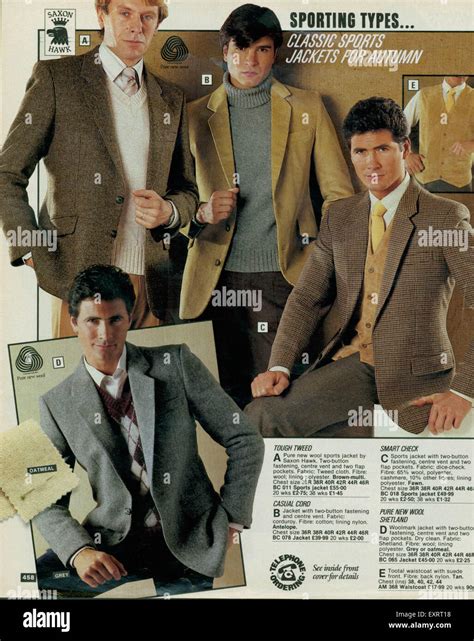 Mens fashion 1980s hi-res stock photography and images - Alamy