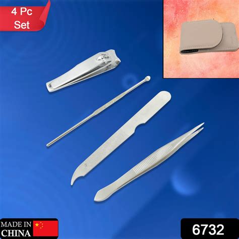 Buy 4in1 Stainless Steel Nail Clipper Kit | DeoDap