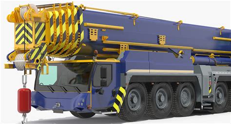 3D model Heavy Duty Mobile Crane Rigged | 3D Molier International