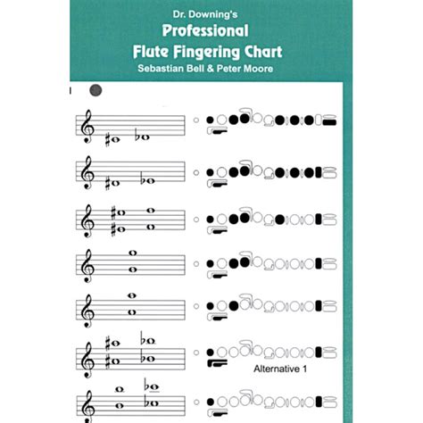 Image result for Advanced Flute Finger Chart