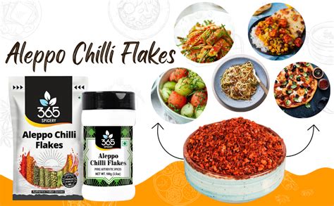 365 SPICERY Aleppo Chilli Flakes | Unique Salt-Meets-Raisin Flavor ...
