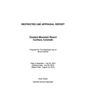 Fillable Online CMR Kurt Arrowhead Appraisal.pdf Fax Email Print ...