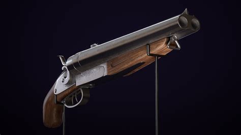 Sawed Off Double Barrel Shotgun Pistol Grip