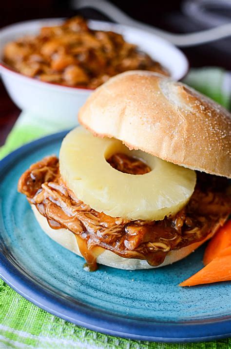 crock pot teriyaki chicken sandwiches | The Salty Pot