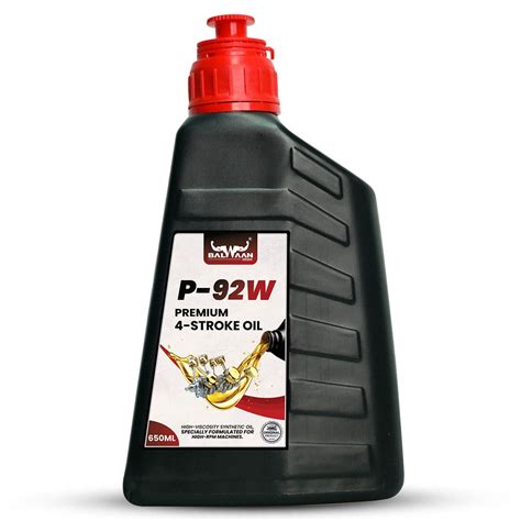 Balwaan Krishi Premium 4-Stroke Engine Oil (P-92W)| 650ml | High Heat Stability | Rust Guard