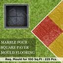 Reyal Black 8" X 8" FOUR SQUARE Paver Block (60mm) (Pack of 5) Column ...