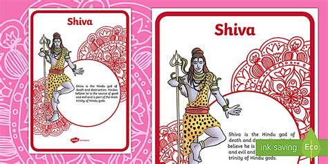 Shiva Information Display Poster