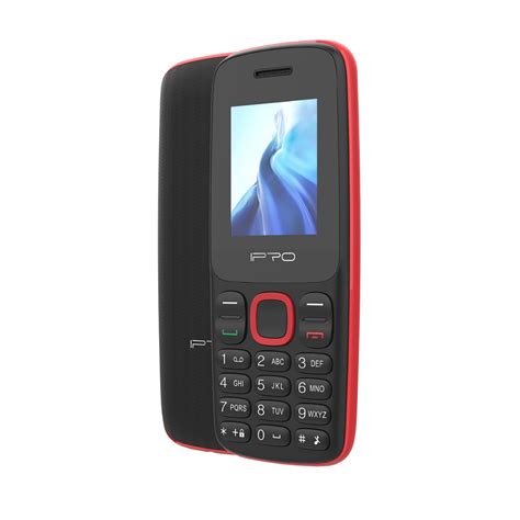 Mobilni telefon IPRO A1 mini 1.77 DS 32MB/32MB crno-crveni - Mob-Shop