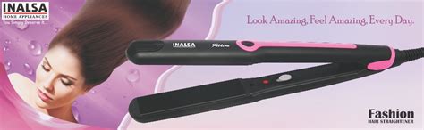 Inalsa Hair Straightener Fashion (Black/Pink) : Amazon.in: Beauty