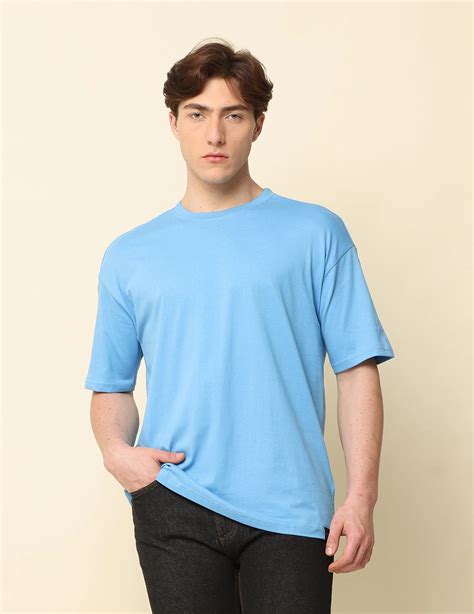 Men Solid Oversized Cotton T-Shirt – SILISOUL