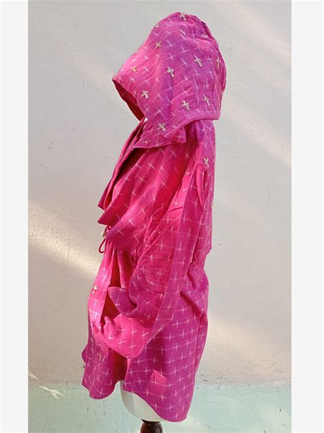 Embroidered Tie Up Hoodie – The Ikat Story