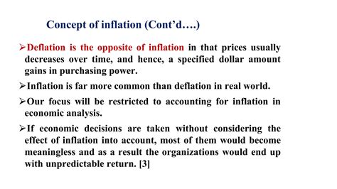 Engineering Economic Analysis (Week 13) Inflation, its causes ...