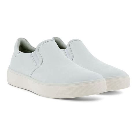 Ecco Shoes Sale Clearance - Ecco Street Tray W Ladies Slip-Ons White