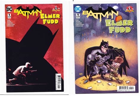 Batman Elmer Fudd A & B Variant Comic Set DC Looney Tunes Tom King 1st ...