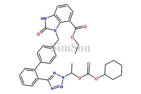 Candesartan Ethyl Ester Desethyl N2 Cilexetil Analog | CAS No- NA ...
