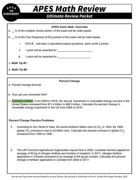 Ultimate Review Packet Econ at James Borrego blog