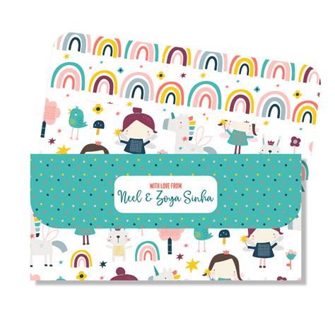 Gift Envelopes for Kids - Mermaid / Label Shabel – Labelshabel