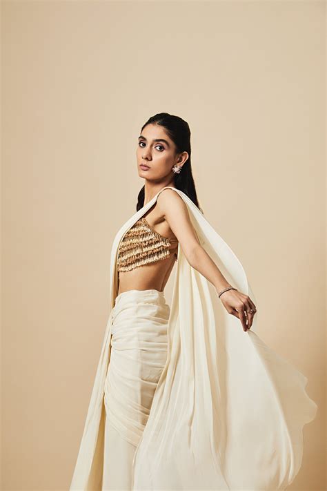 Champagne Dream Saree Set – by Urja Thakker