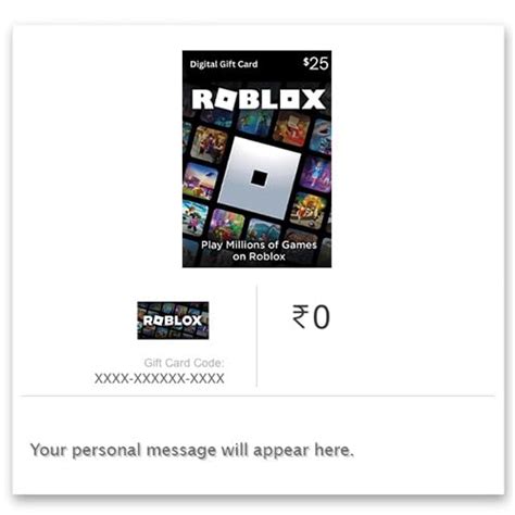 Roblox - $25 Credit / 2000 Robux + Bonus | Flat 2% off | E-Gift Card ...