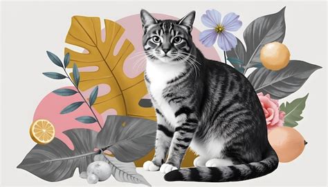 Natural animal collage | AI-generated image