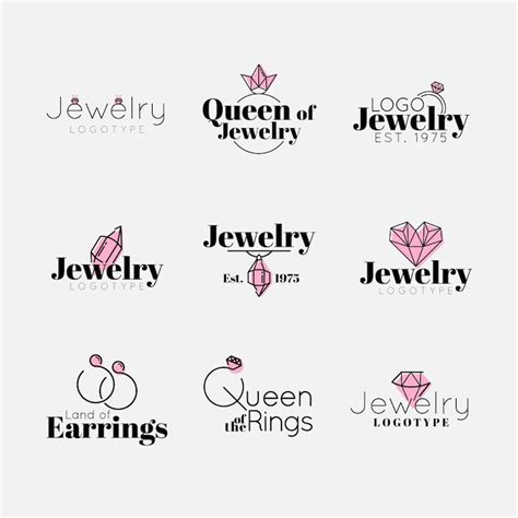 Free Jewelry logos templates to design online | Freepik