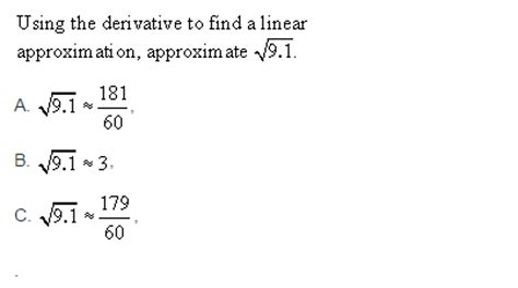 Image result for Approximation Using Derivative
