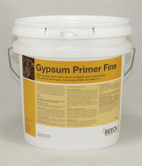 Primers and Thinners — BEECK Mineral Paints