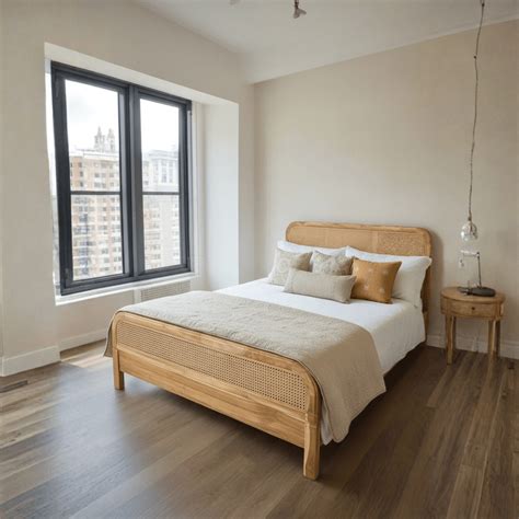 Solid Teak Wood Cane Bed – King & Queen Size | Handcrafted by ...