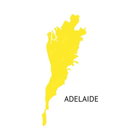 Premium Vector | Adelaide map vector map of major city in the australia