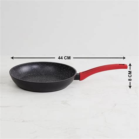 Buy Elite-Magnus Black Solid Aluminium Frying Pan - 44x24x7.5cm from ...