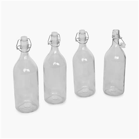 Buy Peroni Glass Bottle Set - 4pcs- 1L from Home Centre at just INR 299.0