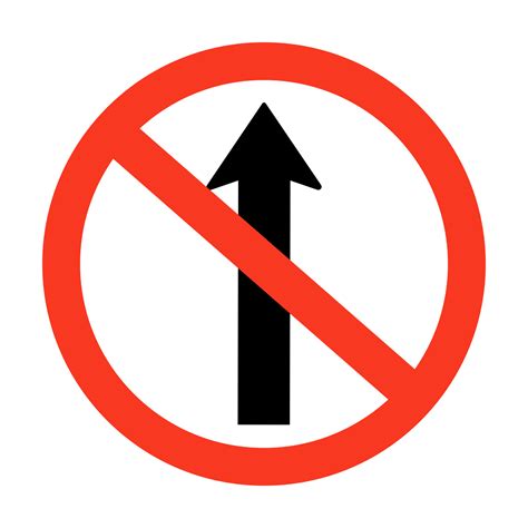 Do not go straight traffic sign. 14727633 Vector Art at Vecteezy