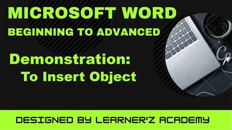 Image result for Insert Object in Word 365