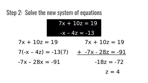 Image result for Solving System of Linear Equations in Three Variables