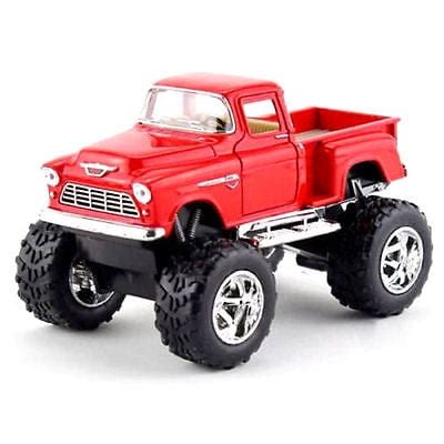 Buy Kinsmart Off Road Big Foot Monster 1955 Chevy Stepside PickUp Truck ...